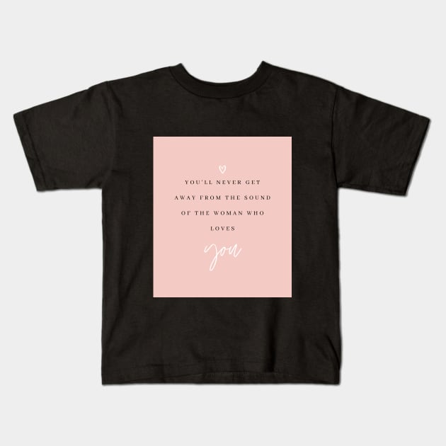 Silver Springs Pink Lyrics Kids T-Shirt by madiwestdal